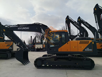 Excavatrice sur chenilles hydraulique HYUNDAI HX 220 HD de 20 tonnes, presque neuve, d'origine, pour travaux de terrassement et de construction