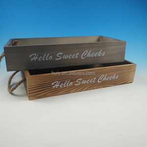 Farmhouse Wood <strong>Nice</strong> <strong>Butt</strong> Bathroom Decor Box Toilet Paper Holder - Product Image 1