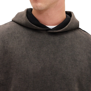 OEM Wholesale Cotton Hoodies <b>Mens</b> Knitted Custom Logo <b>Men's</b> Sweatshirt <b>Pullover</b> Hoodie for <b>Men</b> - Product Image 6