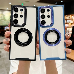 Funda Protectora para Teléfono 2 en 1 de TPU y PC, Resistente a Golpes, Antiarañazos, con Carga Magnética, para Samsung S25 S24 23 S22 Ultra Plus - Product Image 1