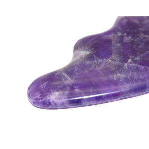 Plaque de mise au rebut en forme de S Planches de Guasha en forme d'améthyste Outils Gua Sha Outil de massage du visage - Product Image 5