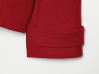 Manteau en laine chic à revers pour femme, nouvelle collection automne 2026, style décontracté et rétro, à manches longues