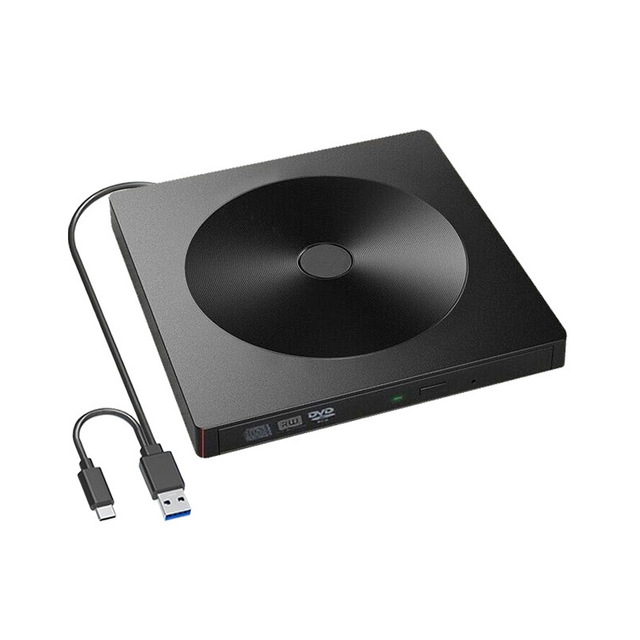 USB3.0/Type-c External Optical Drive Mobile DVD Burner for Desktop & Laptop CD Standard Optical Player
