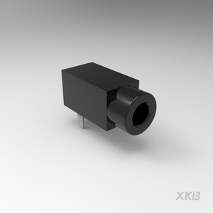 Connecteur XKB PJ-218A2 Prise jack stéréo 2,5 mm traversante 30V 500mA ROHS pour équipement audio PCB - Product Image 2