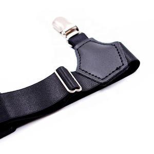 Dernières jarretelles noires antidérapantes ceinture jambes bretelles chaussette bretelles réglables pour hommes - Product Image 6