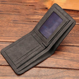 Fabricación de buena calidad de lujo Vintage corto monedero Pu cuero hombres cartera - Product Image 4