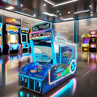 Machine de jeu de rachat de carnaval de lancer de disque ultime à jetons équipement d'amusement pour enfants