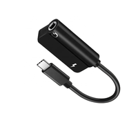 Adaptateur d'écouteurs USB C à C et 3.5 avec charge de lecture et d'appel