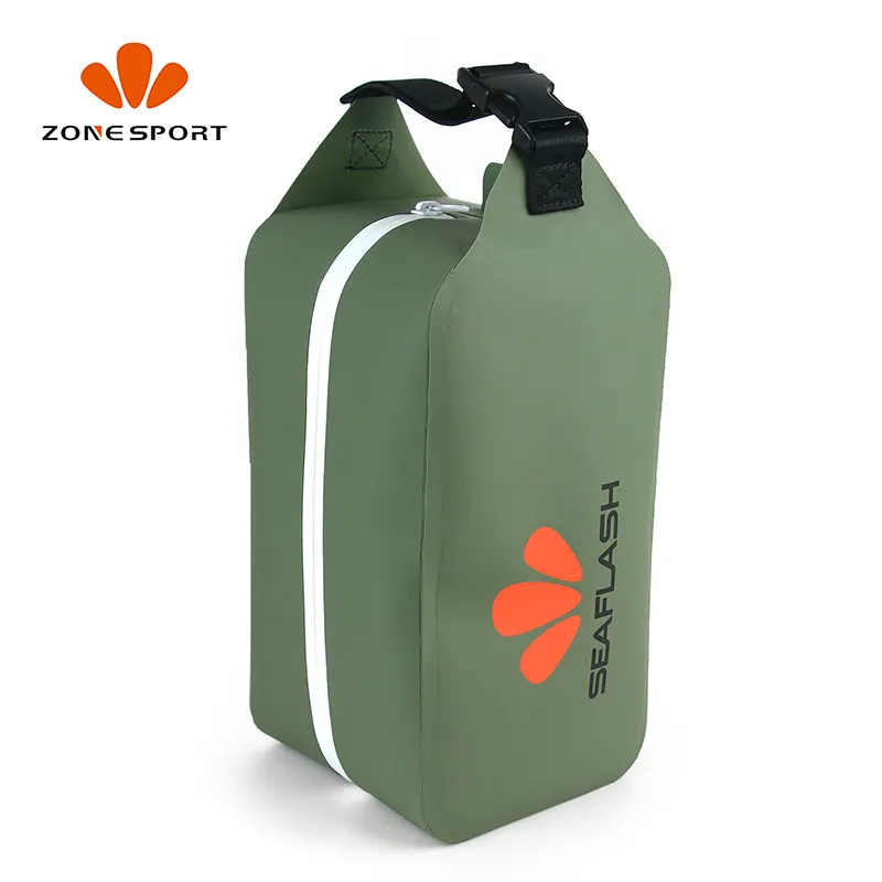 Borsa personalizzata per sport acquatici 4L Dry Tote custodia per cellulare borsa per nuoto impermeabile con finestra trasparente