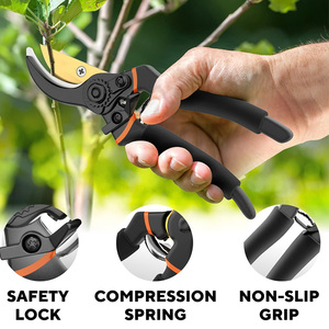 Lichtgewicht SK5 Bypass snoeischaar, scherpe tuinschaar met kunststof handvat, <span class=keywords><strong>hand</strong></span> snoeigereedschap voor thuis tuinieren en bloemen snoeien - Product Image 4
