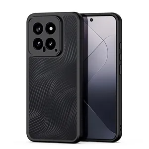 Best quality phone cover For Xiaomi 14 DUX DUCIS Aimo Series TPU + PC Frosted Feel Phone Case(Black)