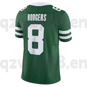 Yetişkinler için jetler Retro üçüncü nesil işlemeli Rugby forması nefes spor gömlek şort artı boyutu ADAMS 17 # GARDNER 1 # - Product Image 4