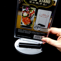 Porte-affiche rotatif avec double face, support de menu avec image, présentoir de table pour restaurants et cafés