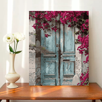 Peinture par numéros à faire soi-même pour adultes, kits de peinture par numéros pour porte, kit de démarrage pour cadeau à faire soi-même, 40x50cm/16x20 pouces sans cadre