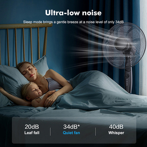 Hochwertiger elektrischer Luftkühl ventilator für den Heimgebrauch mit Timer 3 Wind geschwindigkeiten Kunststoff-Stand ventilator - Product Image 3