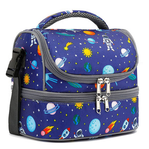 Sac à déjeuner isotherme Tongchuang pour enfants, motif astronaute, en tissu Oxford double couche, 7L, le plus vendu, pouvant être porté à la main, sac isotherme - Product Image 1