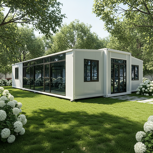 Maison conteneur préfabriquée <span class=keywords><strong>mobile</strong></span> et extensible sur mesure de 20, 30 ou 40 pieds avec salle de bain et cuisine, maison portable préfabriquée - Product Image 1