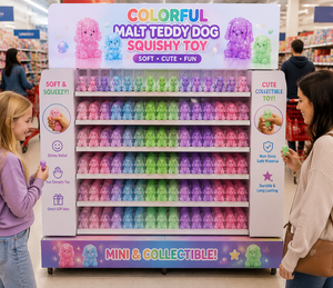 ของเล่นบีบคลายเครียดหลากสีสันวิบวับสำหรับเด็กอายุ 8-13 ปี ผลิตจาก TPR  ขายส่ง KL  รับผลิตแบบ OEM/ODM - Product Image 2