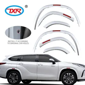 Material de alta Qualidade Fender Flare Kit de TXR Sobrancelhas Car Cobertura De Roda PARA TOYOTA HIGHLANDER 2021-