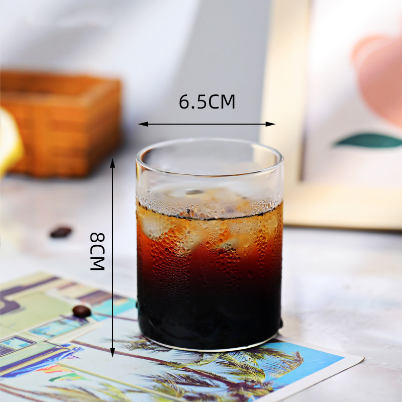 Gobelet droit en verre transparent 200 ml