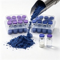 Bubuk Peptida Tembaga Biru WV Brand 99% GHK-Cu Bahan Baku Kosmetik dengan COA & MSDS