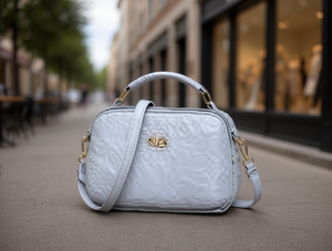 Bolso de mano para mujer, de microfibra y cuero sintético, con correa para el hombro y cierre de cremallera, capacidad de 2-2.9l - Product Image 2