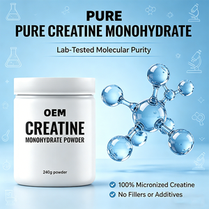 Créatine monohydrate micronisée en poudre, marque privée, 240 g, 48 portions, pure, sans arôme, pour le soutien musculaire des adultes, pré-entraînement - Product Image 5
