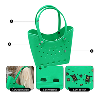 Everich nouvelle tendance bricolage léger EVA sac de plage grande taille plage en caoutchouc fourre-tout et sac Logo personnalisé et couleur utilisation en extérieur