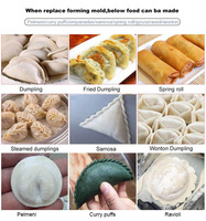 Machine électrique Malasia Empanada pour fabrication de boulettes, de samosa et d'empanada pour petites entreprises