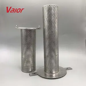 Factory Price 304/316 stainless steel perforated wire mesh filter tube