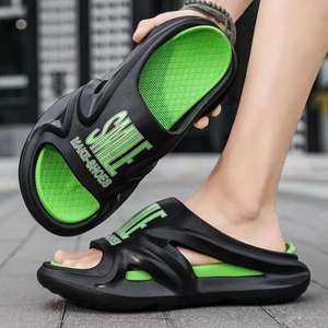 Vente directe d'usine de pantoufles de sport unisexes antidérapantes confortables pour hommes - Product Image 2