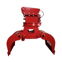 Pince hydraulique robuste SLN pour excavatrice, multi-usages, haute force de maintien 5-8 tonnes, garantie 1 an, pour l'exploitation forestière et la manipulation de roches