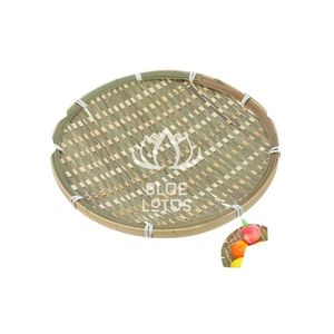 Bandeja de Bambú Hecha a Mano Blue Lotus al MEJOR PRECIO, Bandeja de Regalo de Bambú Hecha a Mano 2025 - Product Image 1