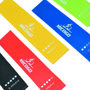 ชุดสายรัดออกกำลังกายยางยืดออกกำลังกายสำหรับออกกำลังกายเล่นโยคะฟิตเนสปรับแต่งโลโก้ได้ตามต้องการ - Product Image 4