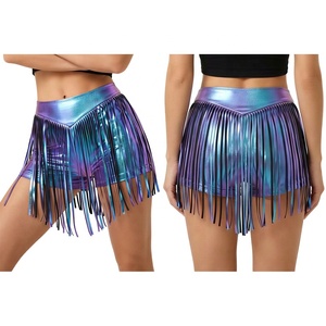 Pantalones Cortos Metálicos para Mujer, Estilo Cheeky, para Baile, Discoteca, Espectáculos, Conciertos, Noches de Baile Litúrgico, Jazz Latino - Product Image 2