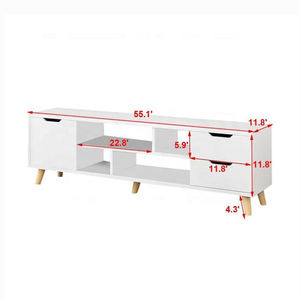 Современная бюджетная открытая телевизионная медиаконсоль 2 складных шкафа для хранения мебели для гостиной новая открытая концепция - Product Image 3