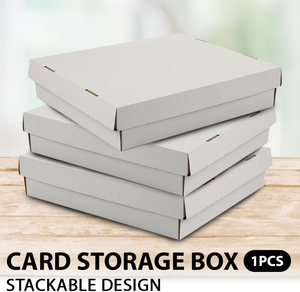 Boîte de rangement pour cartes, boîte en carton ondulé pour cartes de sport, conteneur pour cartes, capacité de 5000 cartes - Product Image 4