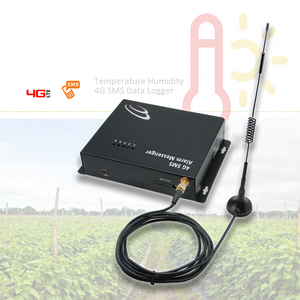 เครื่องแจ้งเตือนอุณหภูมิและความชื้นแบบ 4G SMS พร้อมเสาอากาศและสายเคเบิลสำหรับใช้งานกลางแจ้ง - Product Image 4