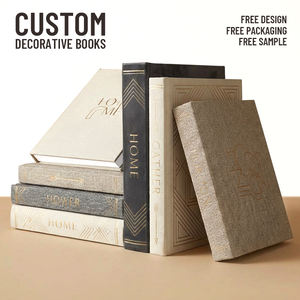Cajas Decorativas Personalizadas al por Mayor, Libros Decorativos de Lino, Libros Falsos Decorativos para Mesas de Centro, Decoraciones de Tela - Product Image 1
