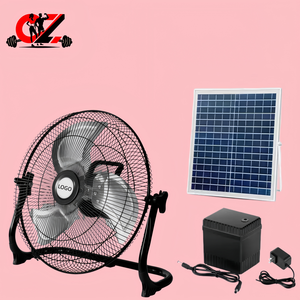Ventilador Solar Recargable de Alta Calidad, Portátil para Uso en Interiores y Exteriores, Resistente al Agua y de Larga Duración, Personalizable - Product Image 1