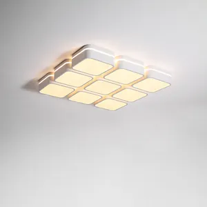 أضواء سقف LED فاخرة للداخل لغرف المعيشة بالمنزل ديكور لغرف النوم شكل مستطيل من الأكريليك