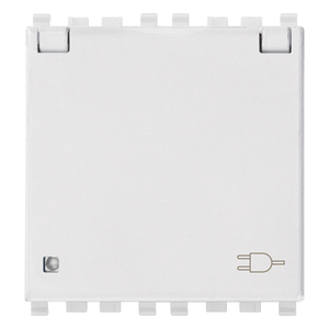 ปลั๊กไฟ 2P+T 16A DE สีขาว ทองแดง 5.1x4.3x5.3 ซม. - Product Image 1