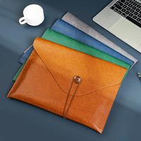 Bolsa de Almacenamiento de Documentos de PU con Logotipo Personalizado de Diseño Gratuito, Carpeta de Archivos de Alta Calidad para Documentos