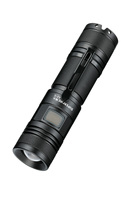 Lampe torche tactique SUPERFIRE en alliage d'aluminium, rechargeable, LED, étanche IP44, faisceau réglable et zoomable, portée 200-300M, camping, 1100