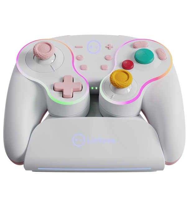 Hall Joystick Wireless Controller With Mechanical Button &Wake-up Function for NS /NS Oled