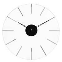 Jam dinding akrilik bening klasik kustom jam dinding Judaica Lucite