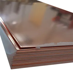 Placa/hoja de cobre T2, lámina de cobre martillado, tira de cobre conductora de 50mm ~ 2500mm, pulido de aleación de Singapur