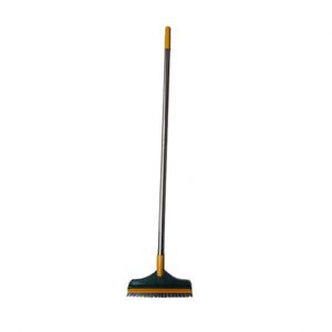 Brosse de nettoyage portable en plastique à poils rigides antidérapante pour sols de salle de bain, nettoyage en profondeur, pour toilettes, douches et joints - Product Image 1