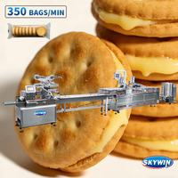 Machine à fabriquer des biscuits sandwich Skywin et machine d'emballage en forme de coussin 530S