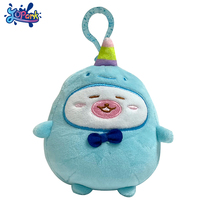 3 pouces Creative Super Soft Plushie Toy Porte-clés Personnalisé Enfant Peluche Poupée Petit Noël Mini Peluche Licorne
